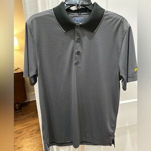 Jack Nicklaus Striped Black Polo Shirt 🏌🏻‍♂️